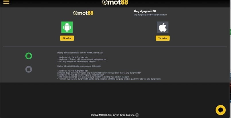 Tìm link tải Mot88 app an toàn về từ trang chủ nhà cái